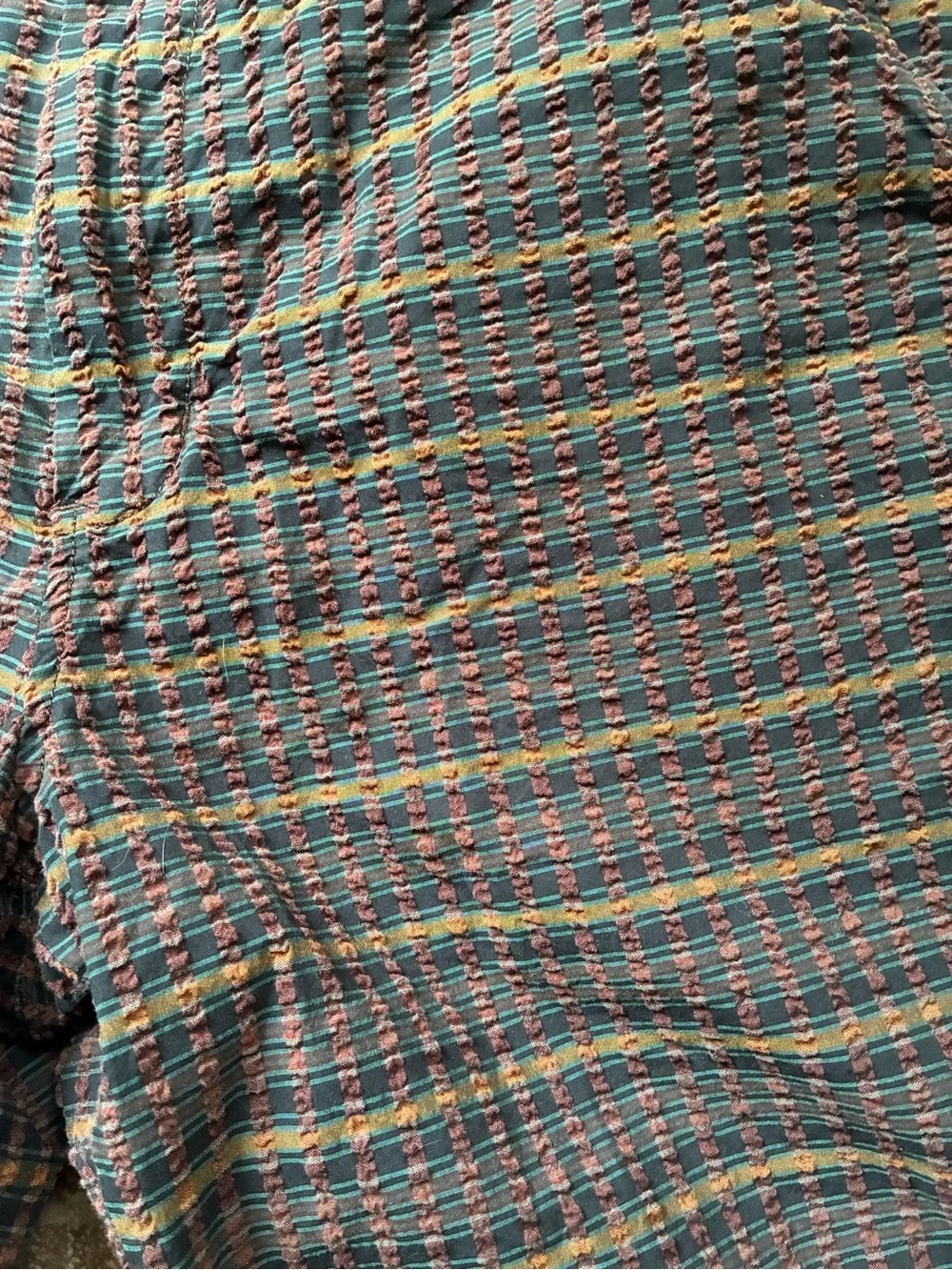 J. Crew Men's 9” Relaxed Seersucker Shorts. Size 35 Waist.